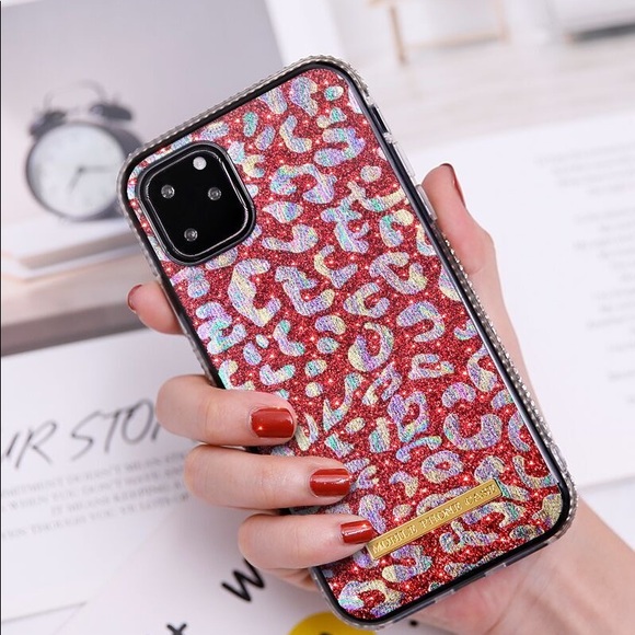 iPhone 11 / 11 Pro Max Case Leopard Bling - Picture 6 of 8